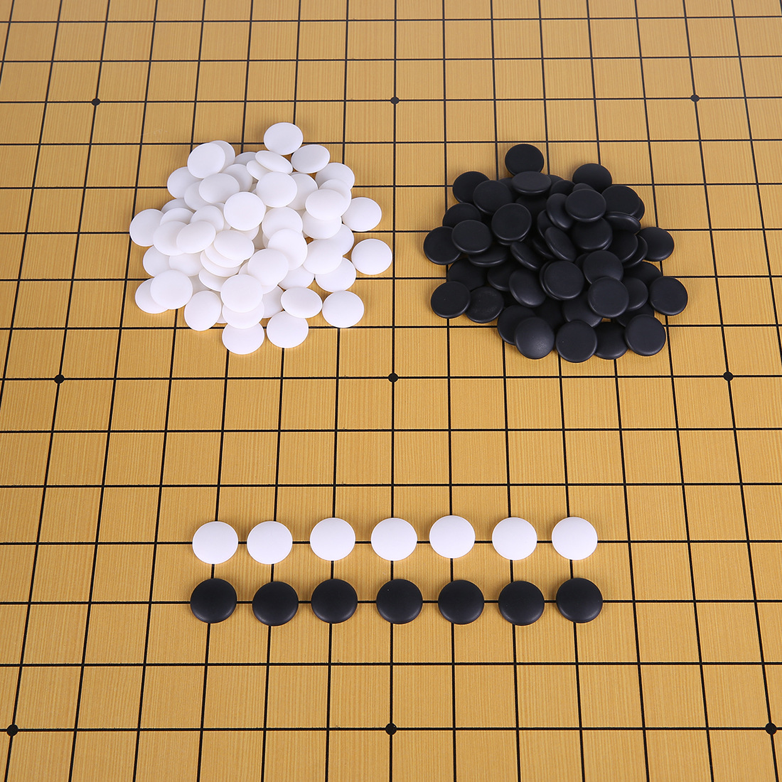 生产厂家密胺材料围棋子五子棋儿童学习入门培训单面小号围棋