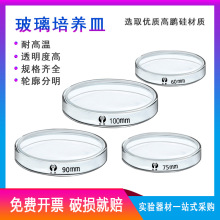 江苏环球 90mm耐高温3.3料玻璃培养皿 9cm细菌培养皿 厂价 优质