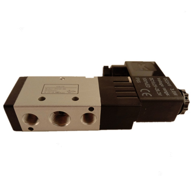 电磁阀4v210-08-06电子阀气缸控制阀二位五通ac220dc24气控阀线圈