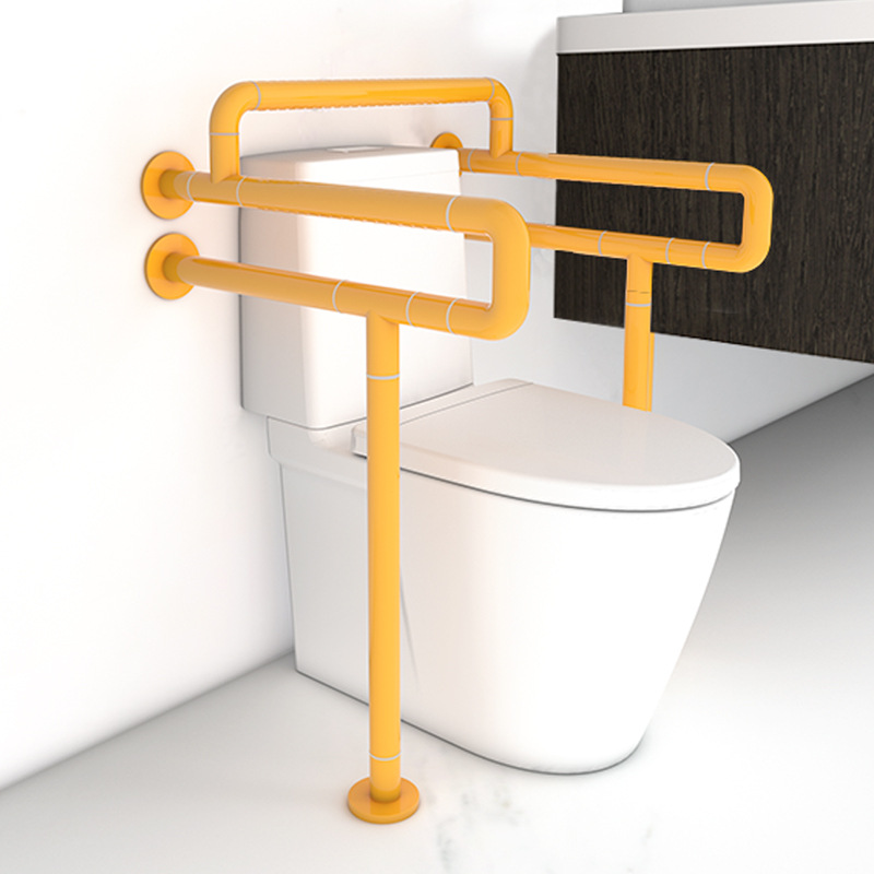 扶手马桶卫生间残疾人坐便器不锈钢防滑厕所无障碍助力架