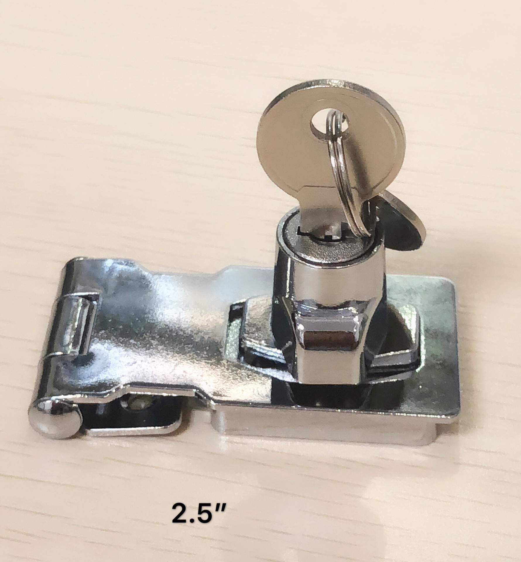 锌合金老式搭扣带锁锁牌90度信箱柜子锁办公抽屉锁文件通开柜锁