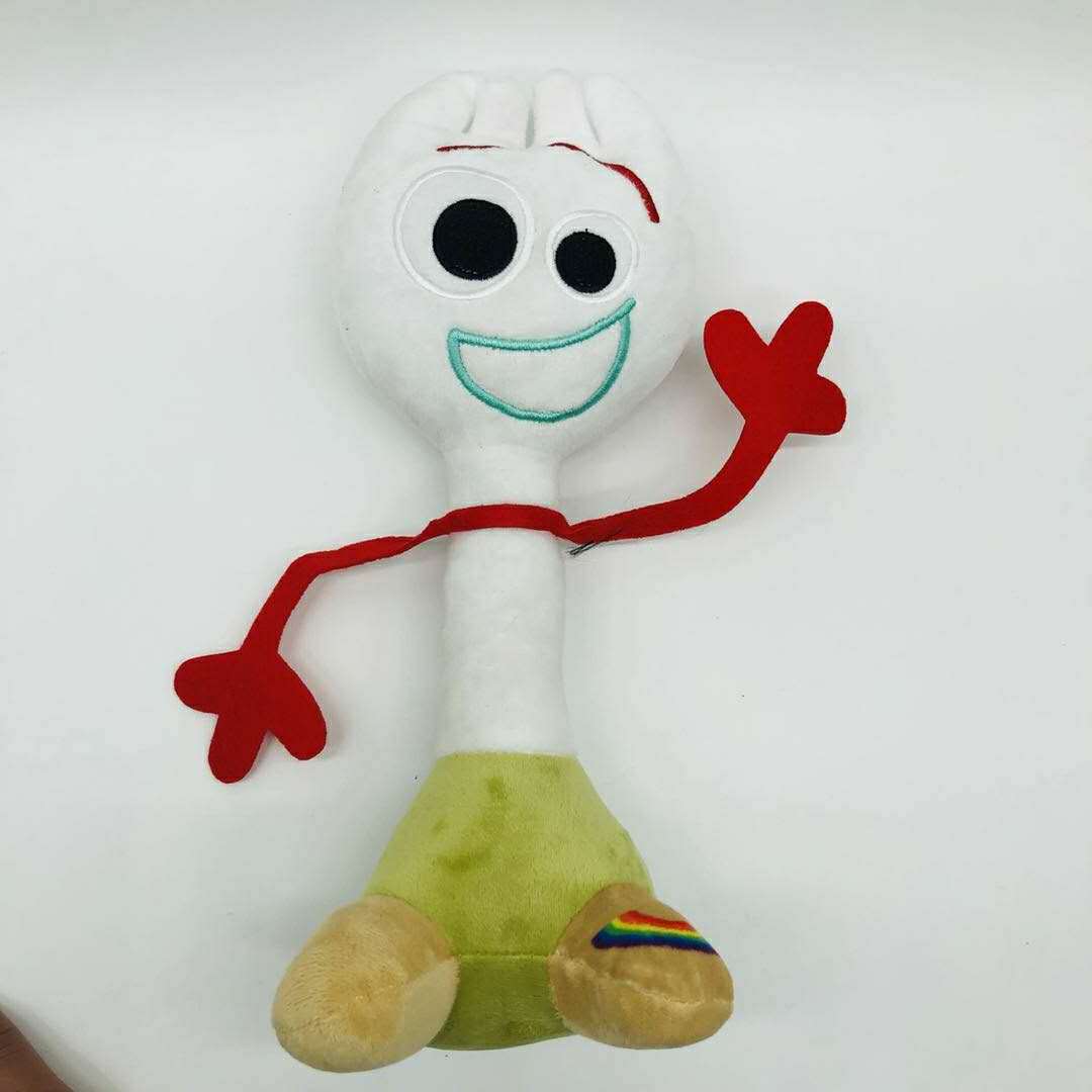 玩具总动员4 新角色 叉子 叉叉可爱卡通毛绒玩具公仔背包挂件挂饰