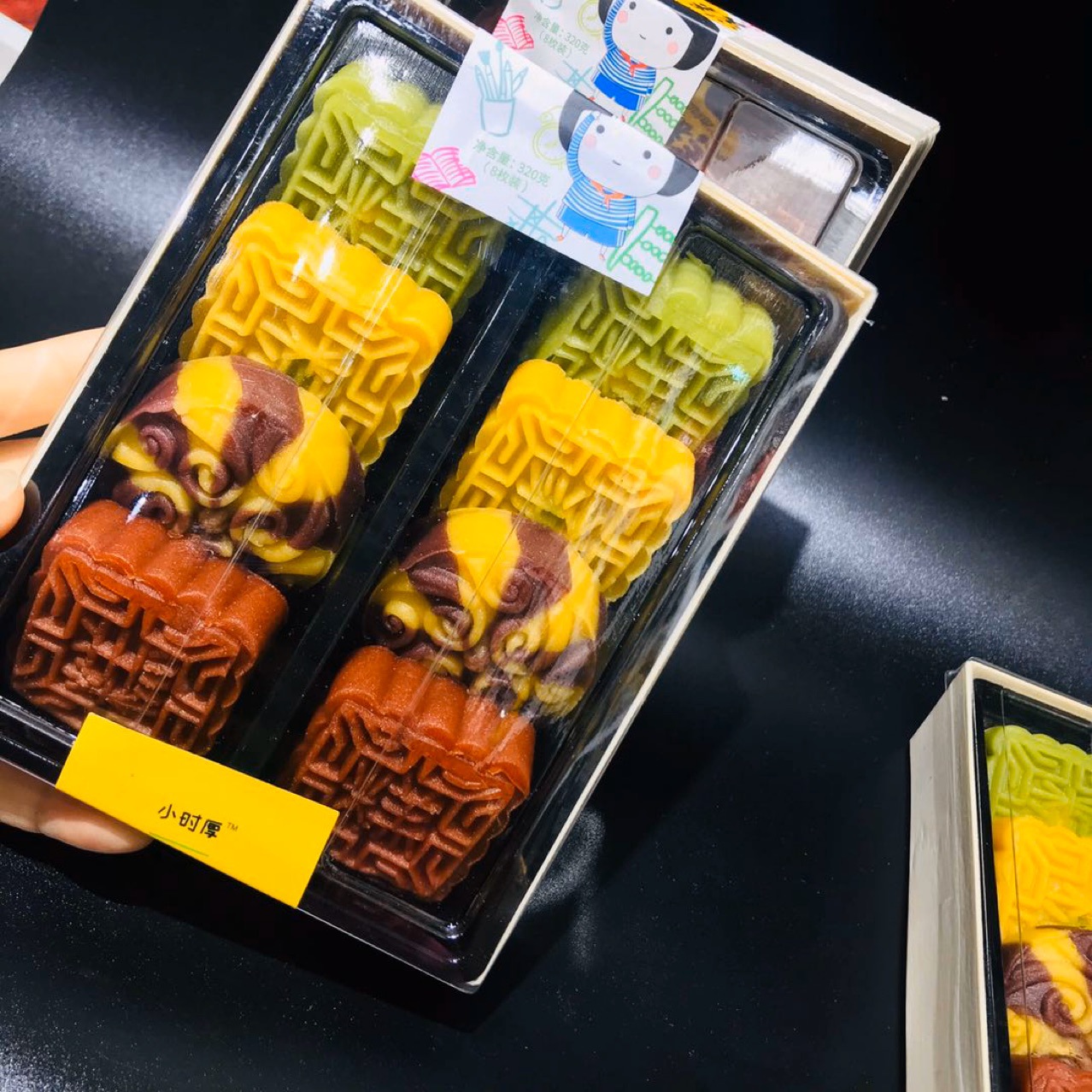 320克混合冰豆糕小时厚绿豆糕 红豆糕 每盒8个 每箱20盒 点心糕点