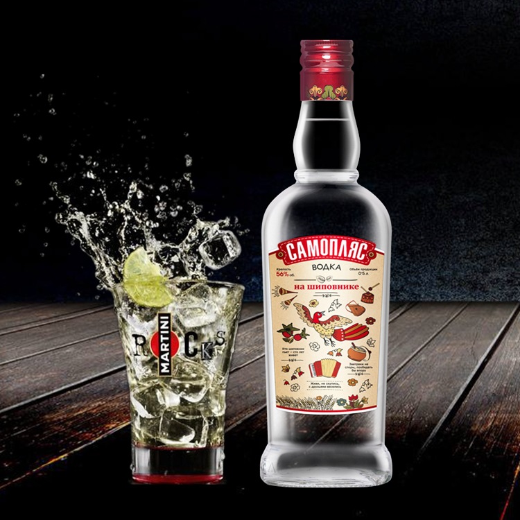 小鸟伏特加俄罗斯原装进口佳酿蔷薇果味56°高度洋酒伏特加烈性酒