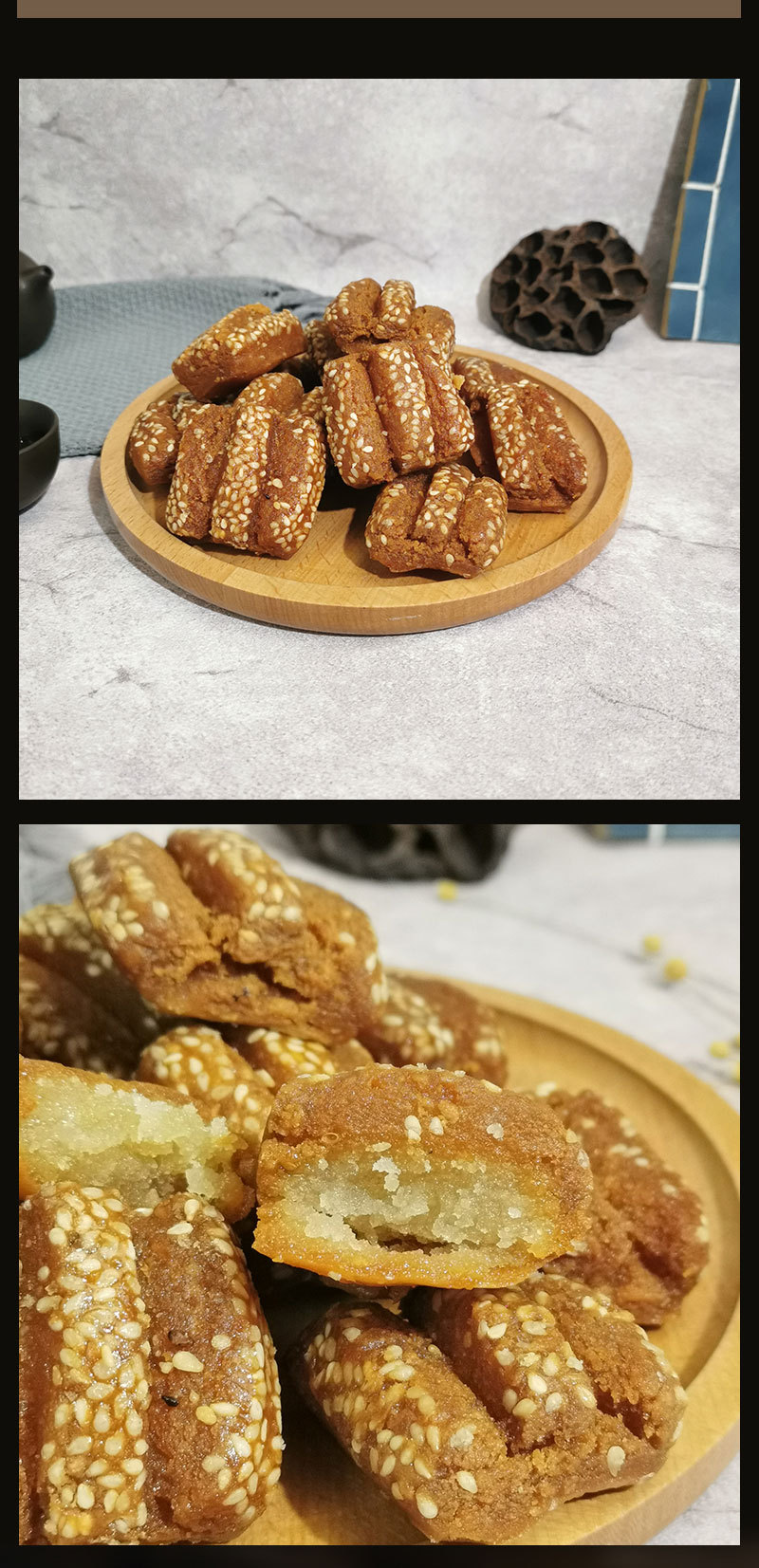 400g盒装蜜三刀传统糕点果子零食小吃特产批发优惠北方口味甜食