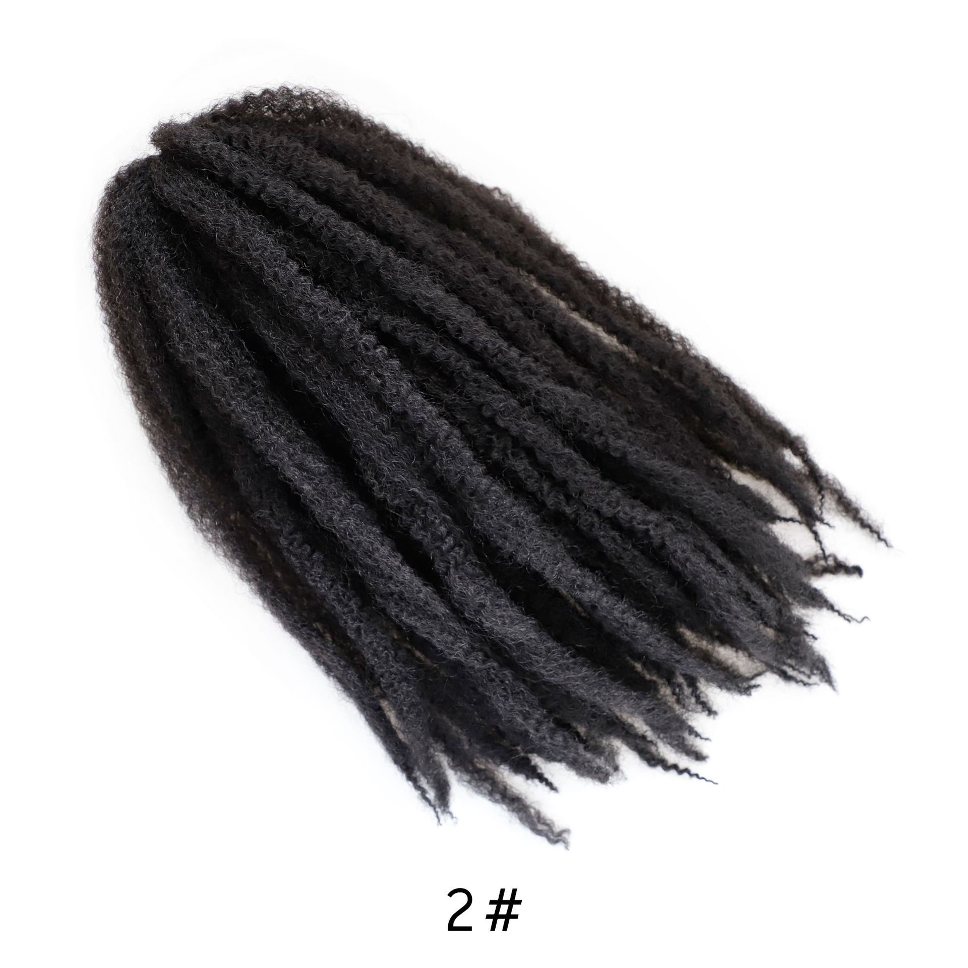 欧美跨境 非洲爆款脏辫 marley braids大毛毛虫 马利辫子钩针发