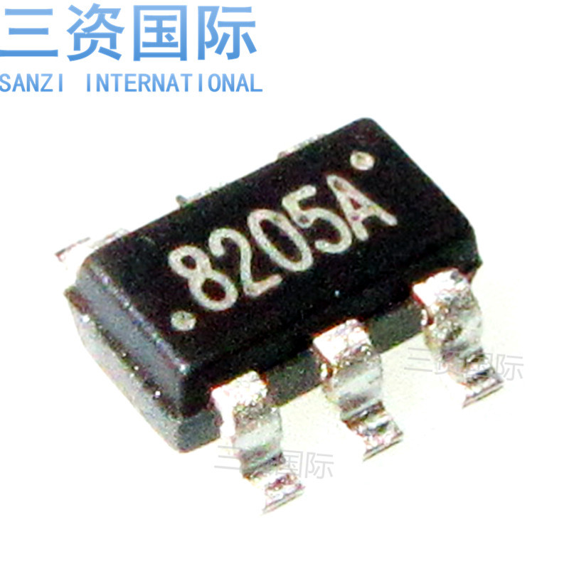 dw01 sot23-6锂电池配对保护ic芯片 8205a现货库存富晶厂家直销