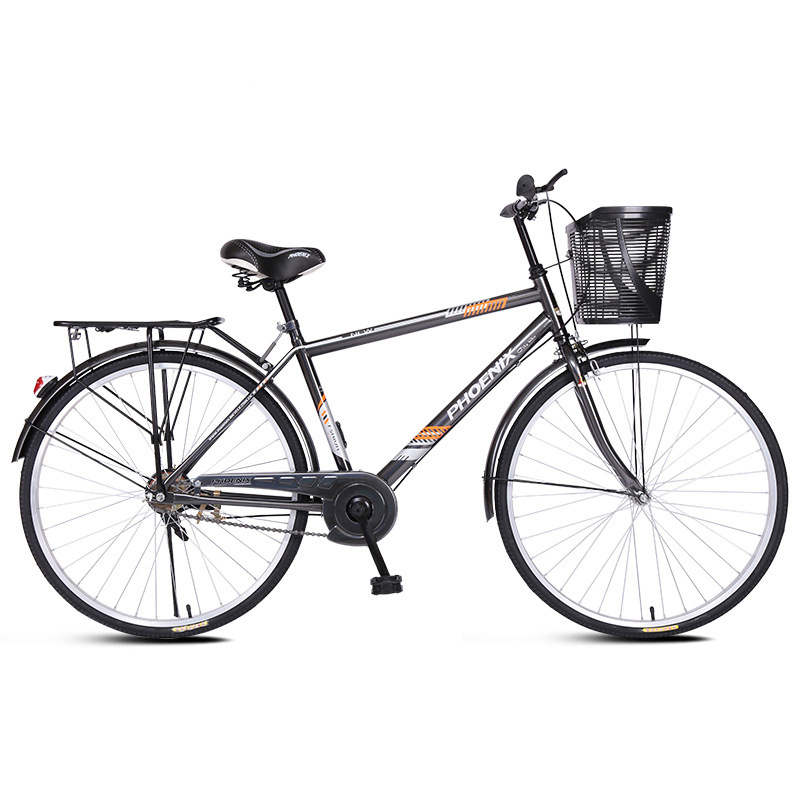 自行车成人男式通勤26寸复古轻便普通单车仿捷城市单车 全轴承