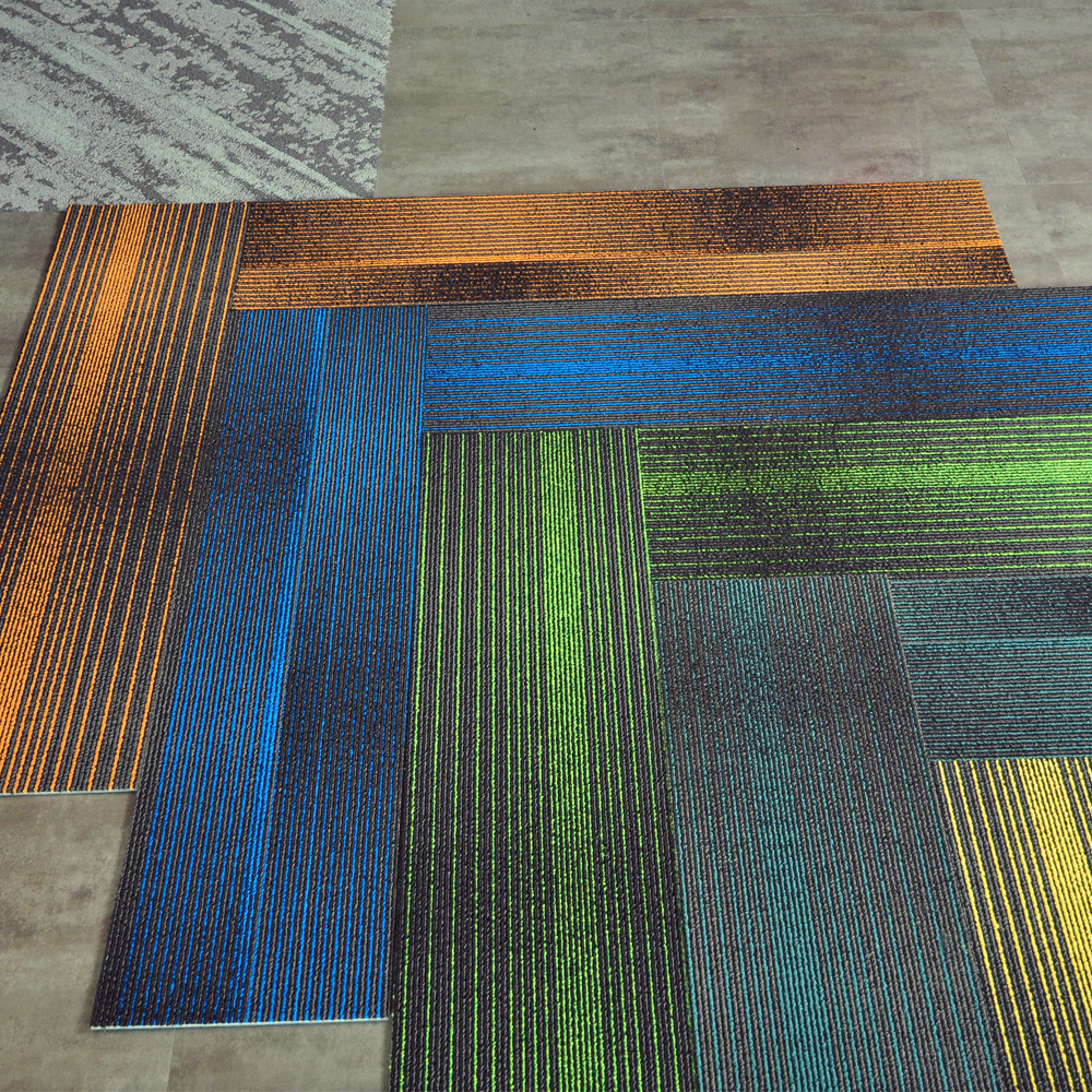 25*100长条地毯拼接地毯批发 桌球厅拼块地毯 长方形办公室地毯