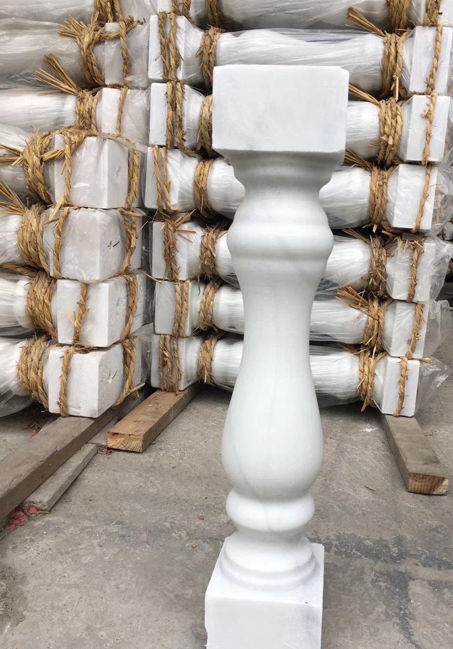 厂家供应栏杆柱 广西白将军柱栏杆扶手 云浮工艺 别墅阳台栏杆