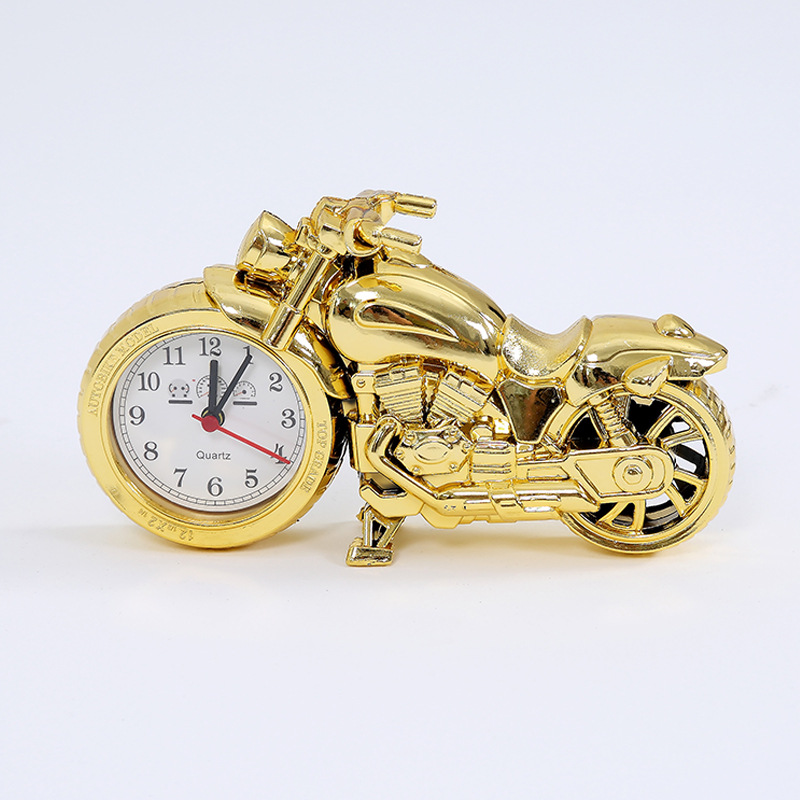 Creative Motorcycle Alarm Clock Small Ornaments Gift Shop Practical Student Birthday Gift Birthday Gift One Piece Dropshipping