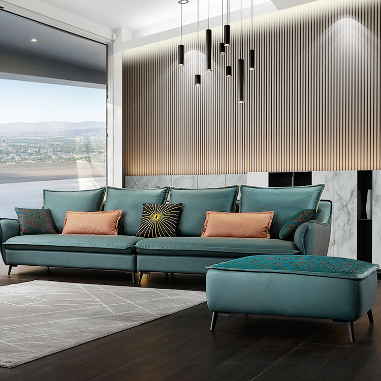 客厅小户型现代极简格调科技布沙发简约 时尚沙发