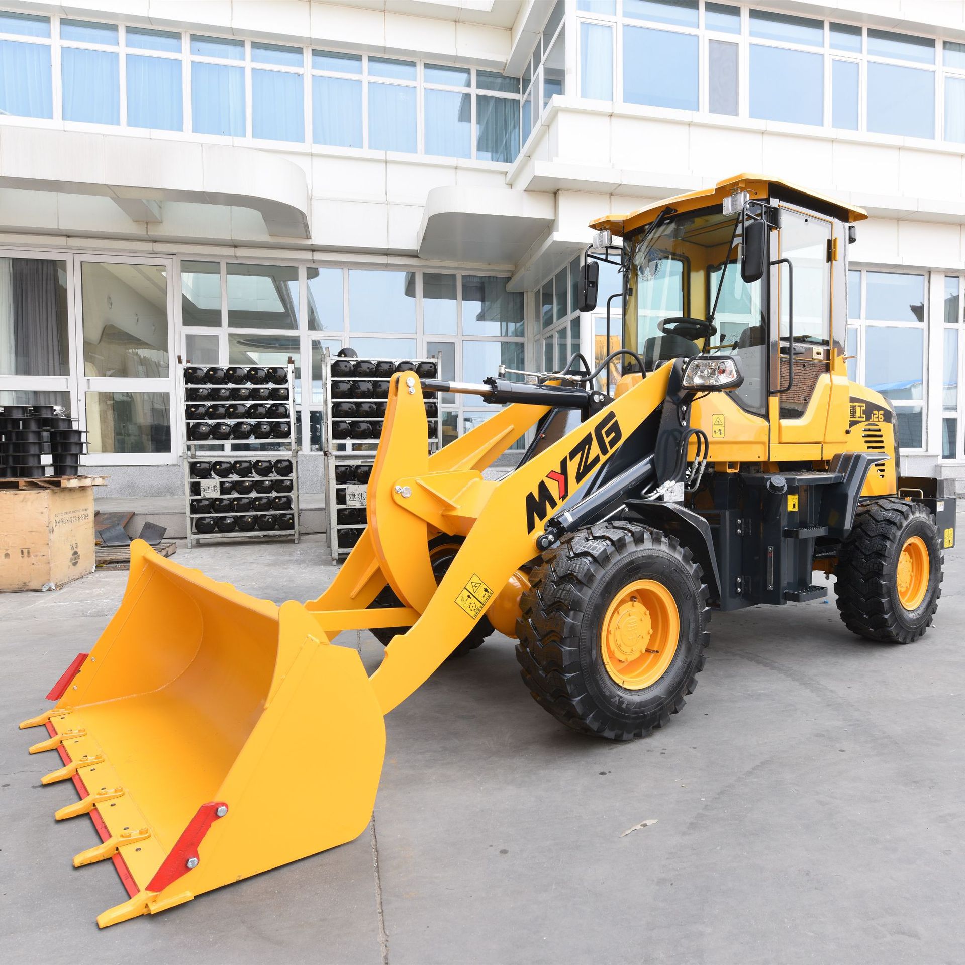 小型936装载机 建筑工地柴油装载机 养殖场农用四驱液压小铲车￥9900