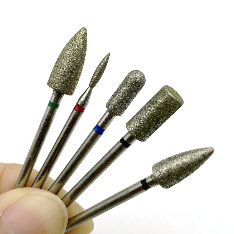 美甲金刚石打磨头 打磨机磨头刷去死皮抛光工具批发