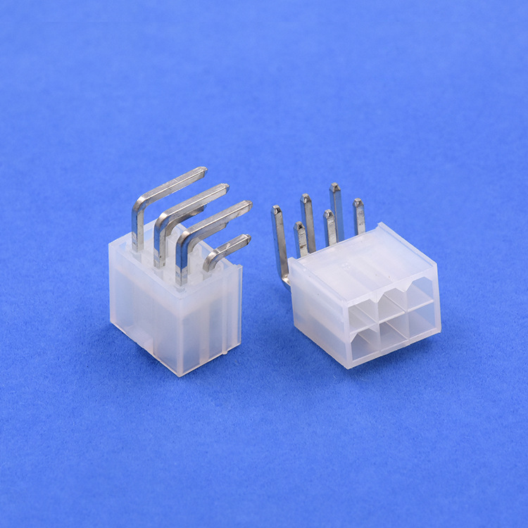 20mm双排2*3针线对线连接器低频ac-dc连接器厂家直销电源连接器