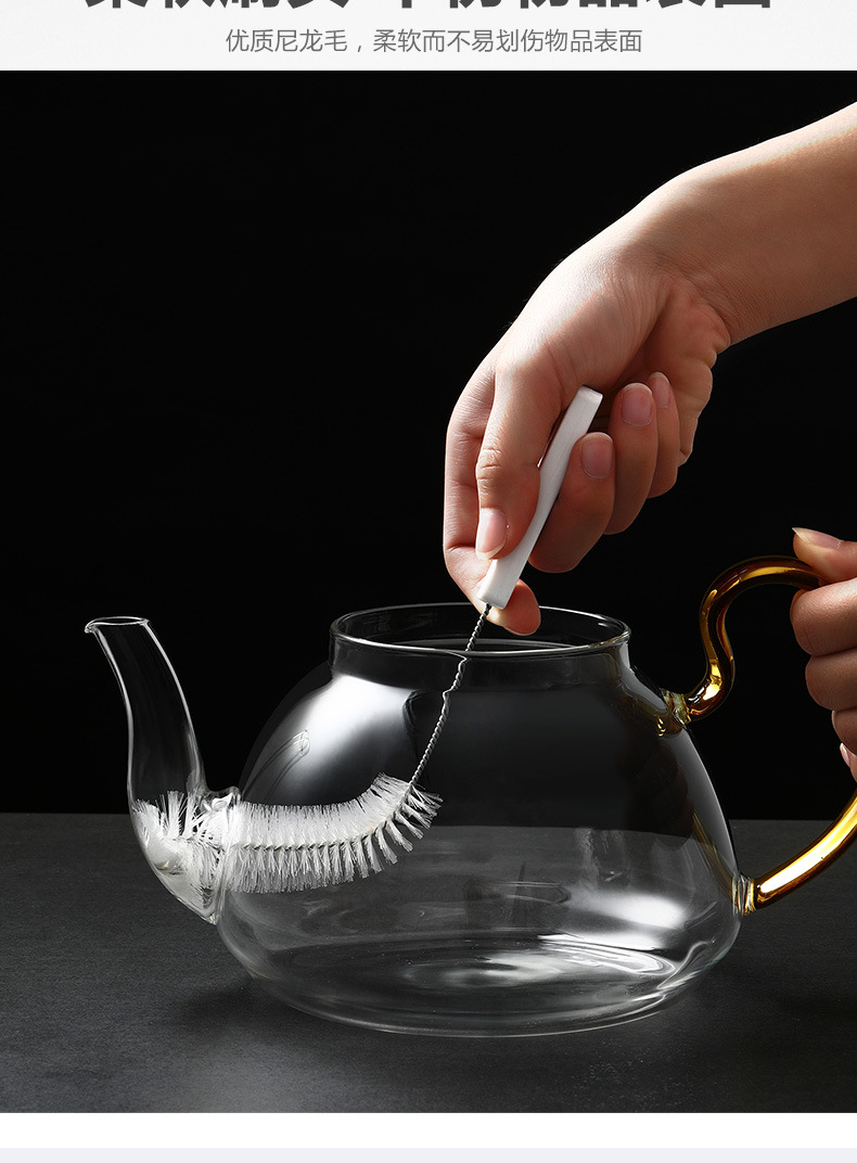 日本aisen壶嘴刷洗茶壶茶具杯子洗杯刷奶瓶刷子神器小号清洁套装