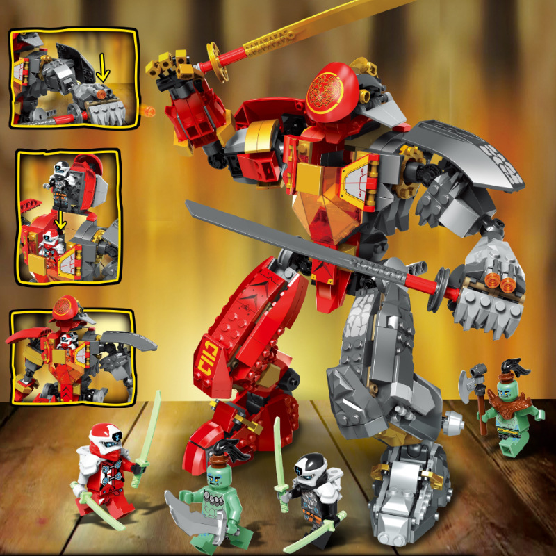 国酷忍者新品61065忍者幻影机甲儿童益智拼装积木玩具2020新品