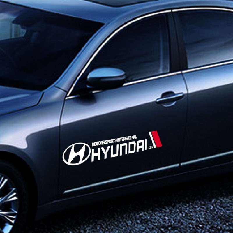 适用于现代名图悦动朗动瑞纳车身贴汽车贴纸索纳塔伊兰特划痕拉花