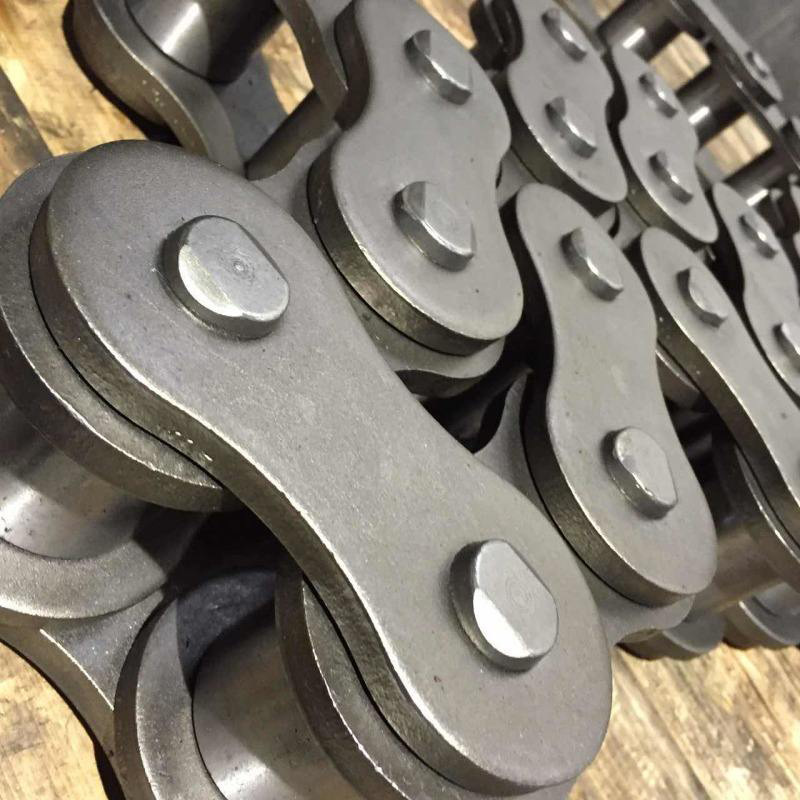 供应双节据滚子输送链条单双侧弯板链条不锈钢链条304工业传动链
