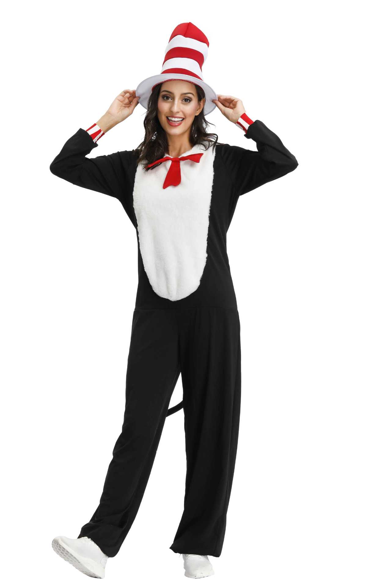 万圣节服装成人情侣 企鹅动物毛毛装连体衣裤含尾巴cosplay舞台服