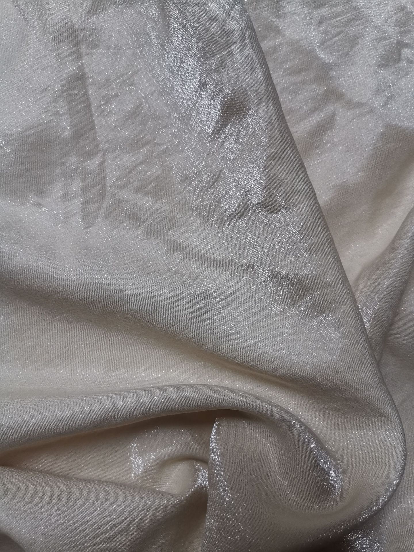 秋冬加厚闪光锦棉琉璃棉亮丝人鱼姬面料金属感舞台服汉服马面面料