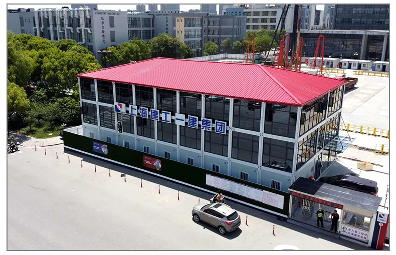 四坡顶箱房工程建筑双层活动房 打包箱房 现货可定做集装箱房-阿里巴