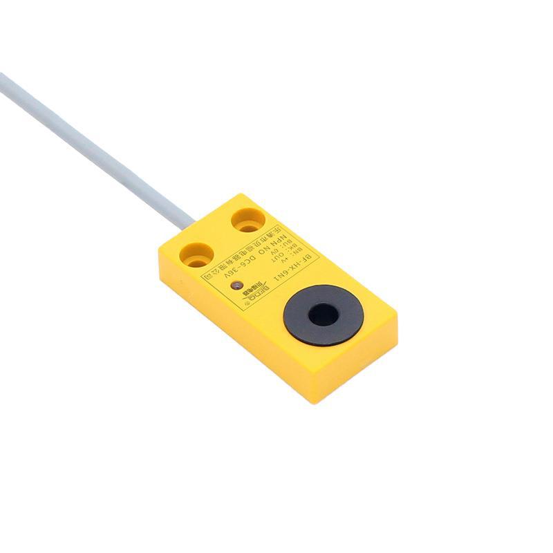 环形接近开关电感式金属感应传感器bf-hx-6n1直流三线npn常开24v