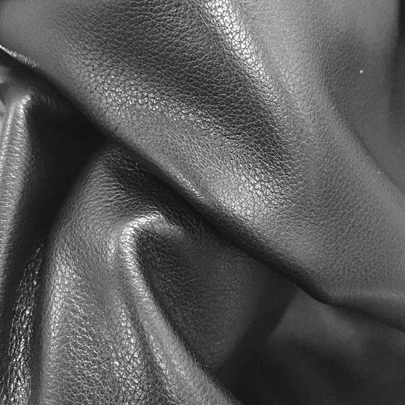 头层整张小黄牛皮钻石纳帕纹箱包鞋面短靴包牛皮