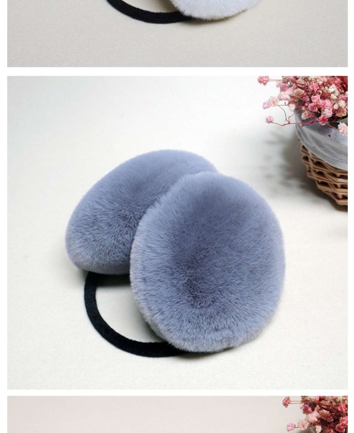 冬季保暖毛绒女耳捂子时尚耳套耳罩耳包男仿獭仿皮草后戴式耳暖护