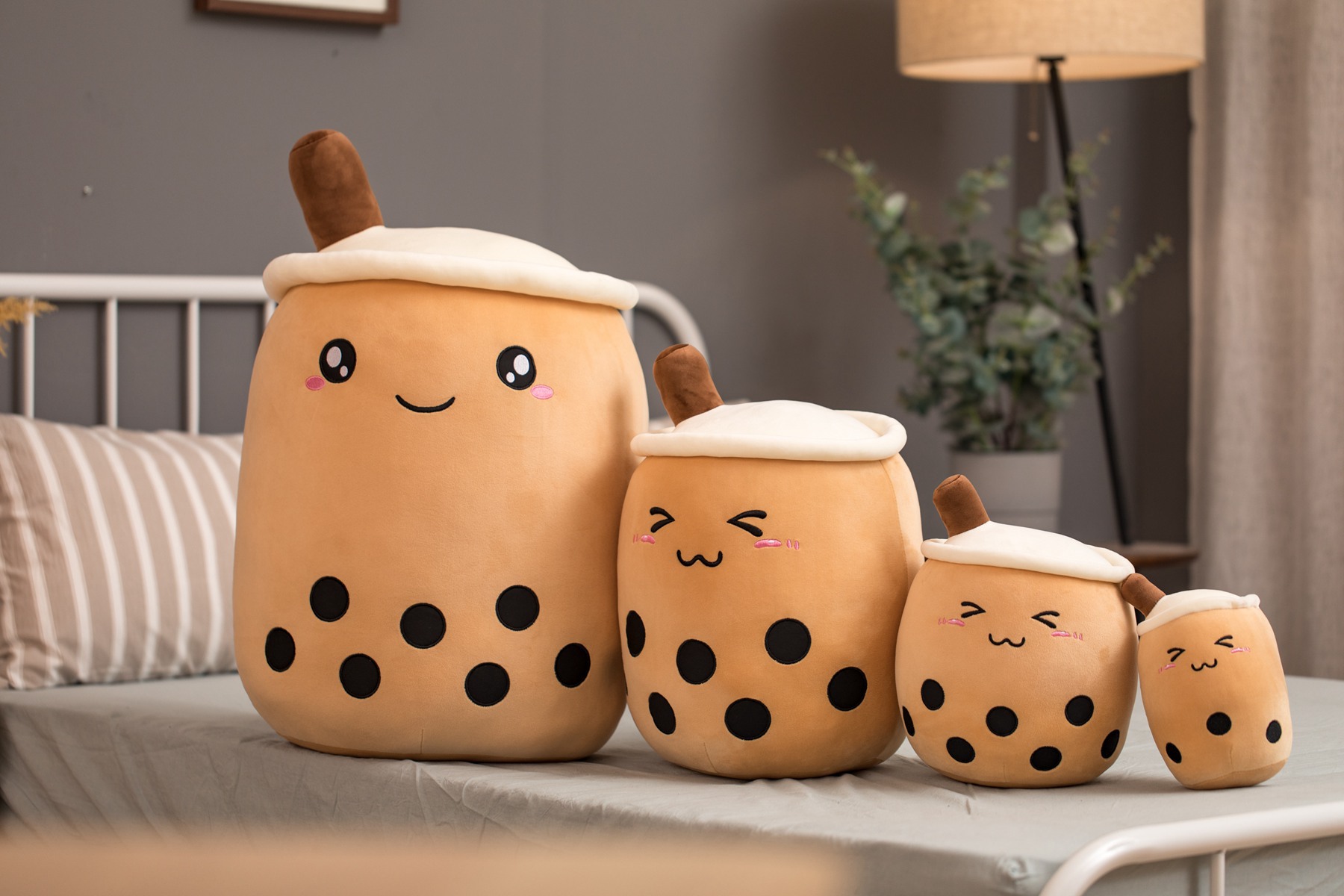 创意仿真奶茶杯抱枕公仔毛绒玩具可爱搞怪玩偶女朋友生日礼物