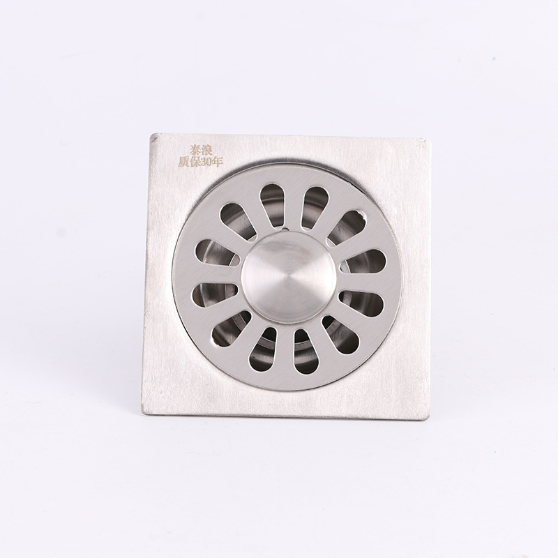 生产厂家批发3里深水地漏 洗衣机不锈钢防臭地漏 沐浴房阳台地漏