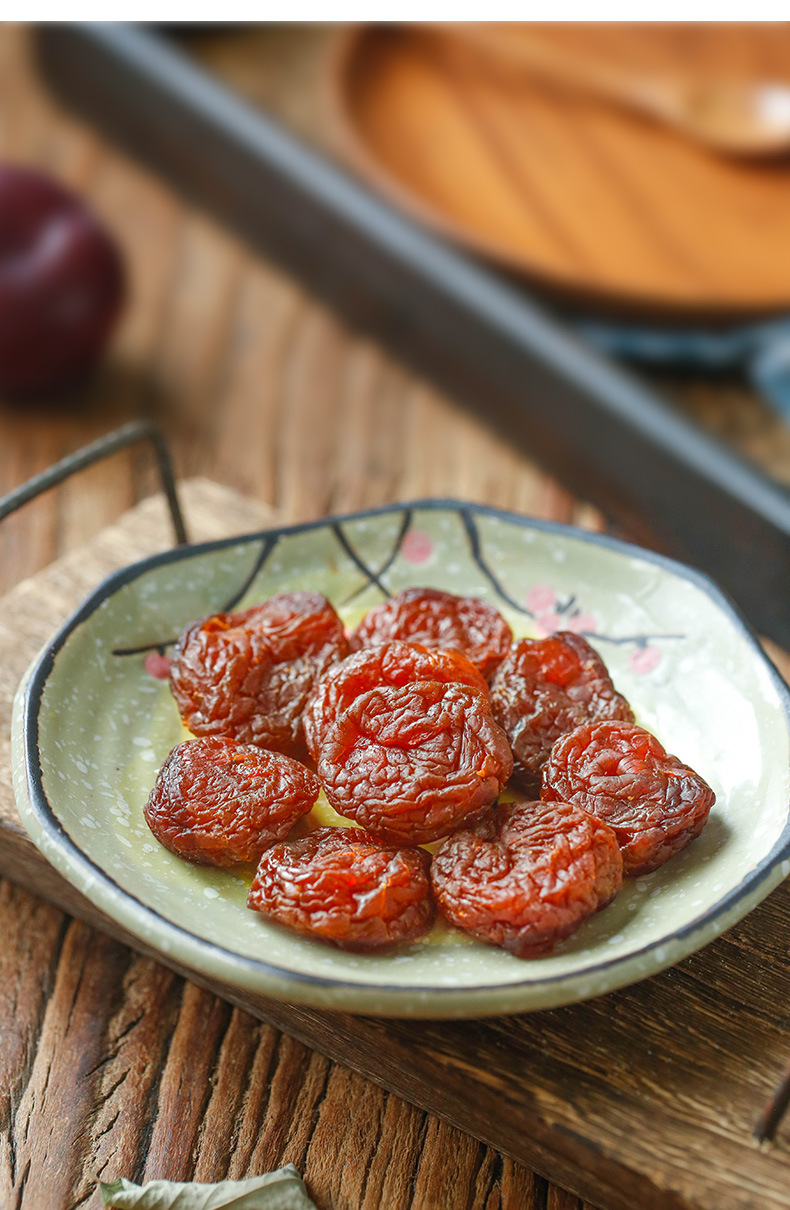 满铺陈皮李饼250克玫瑰李饼酸甜特产零食蜜饯果脯李果干李干饼