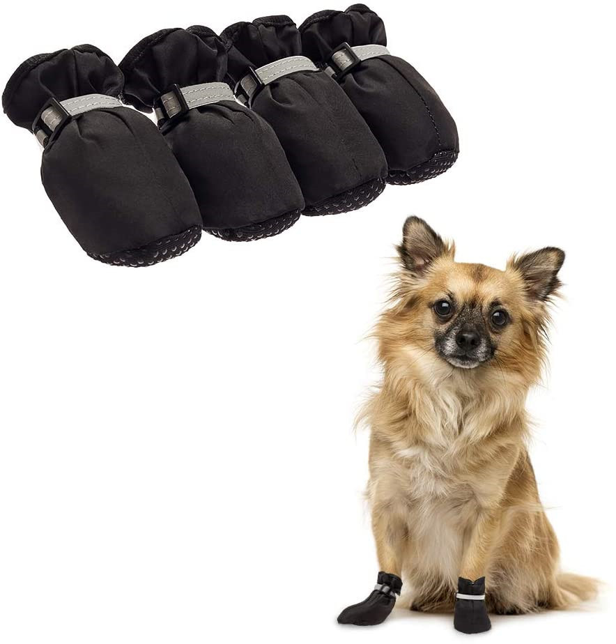 狗鞋厂家现货宠物鞋防水防滑耐磨狗狗雪地靴跨境热销四季款