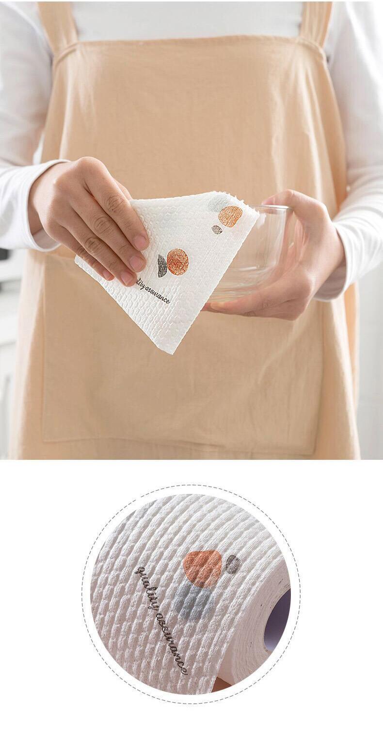 可水洗懒人抹布厨房无纺布巾干湿两用家务清洁去油纸一次性洗碗布