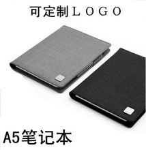 厂家直销创意A5笔记本套装布面记事本笔记本可定制LOGO无线胶装