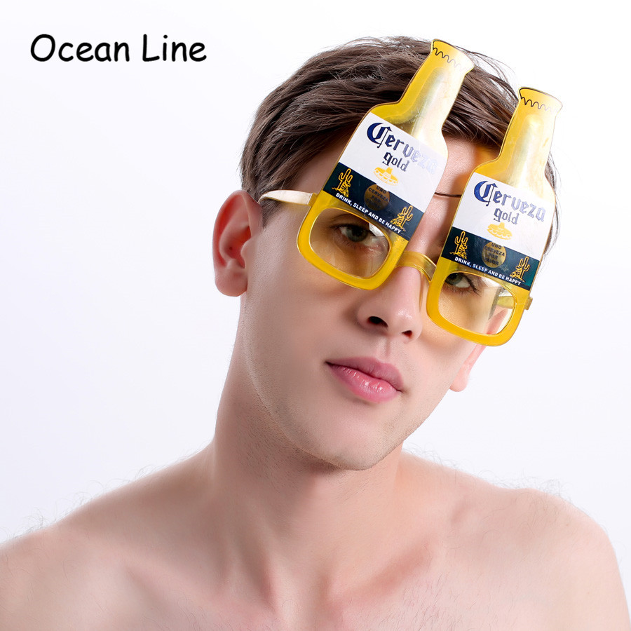 酒瓶啤酒杯搞怪眼镜酒吧夜店聚会礼物啤酒节道具玩具派对用品