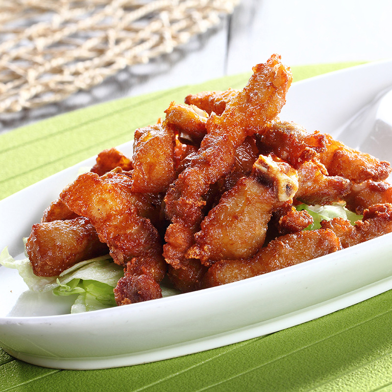 温州酥排骨孜然小排350g油炸排骨小炒酒店餐饮特色半成品菜食材