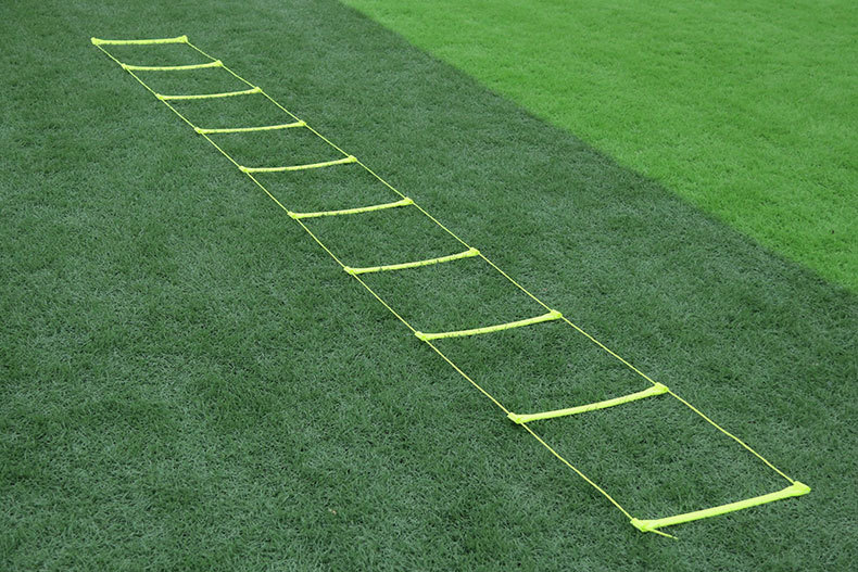 批麦卡足球训练绳梯跳格梯障碍物训练速度能量敏捷梯步伐训练软梯