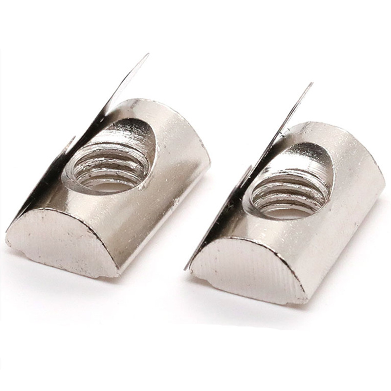 弹片螺母欧标国标铝型材专用20304045弹性滑块螺母m4m5m6m8m10