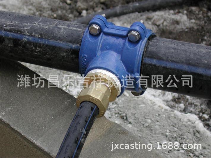 球墨铸铁管道抢修器pvc/pe管道快速接头哈夫节式卡箍支持外贸出口