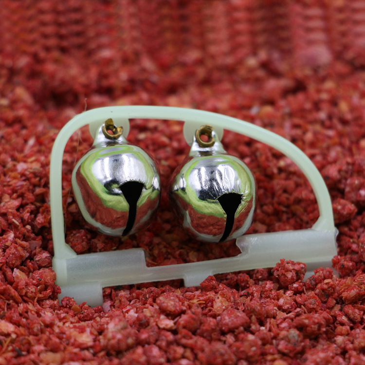 赛高 钓鱼铃铛 双响铃鱼铃 海竿铃铛钓鱼钓鱼报警器配件 渔具