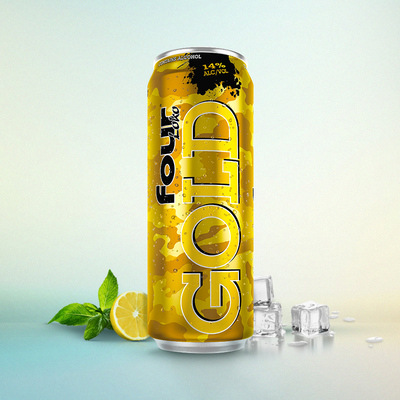 美国进口原装 fourloko四洛克预调鸡尾酒 柑橘味 695ml*12听