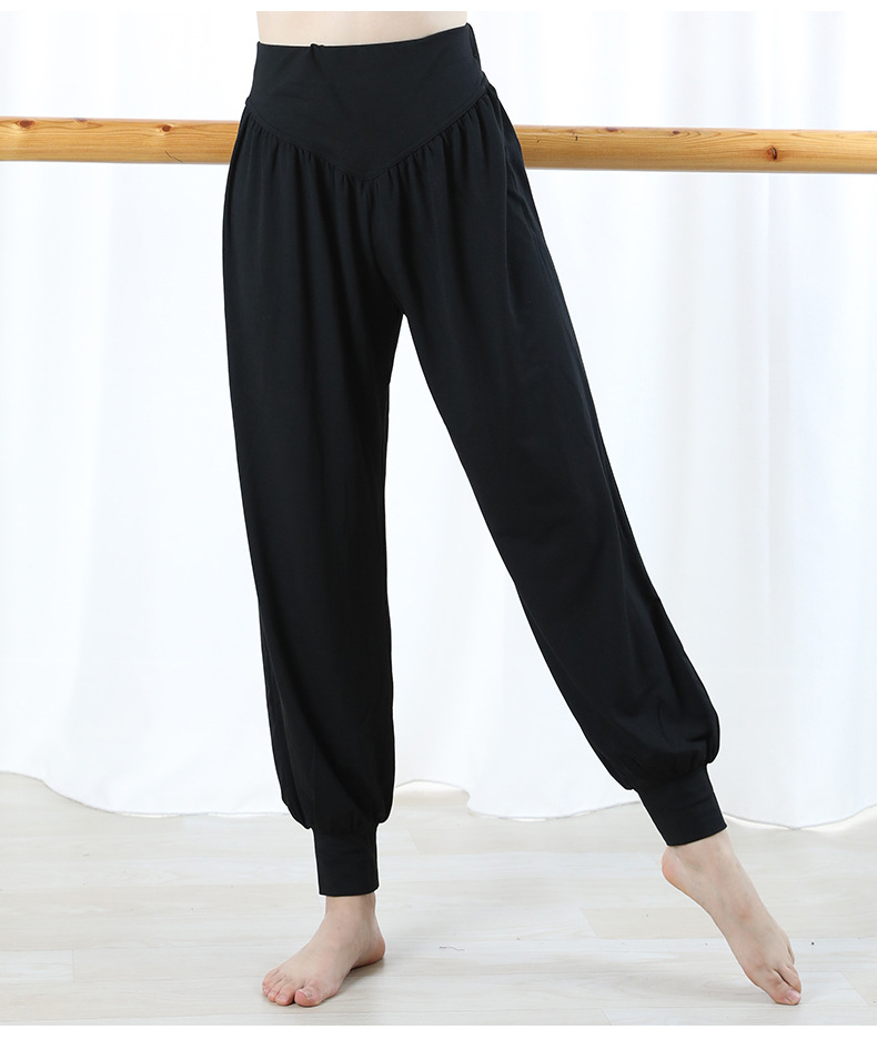 新款灯笼裤 薄款瑜伽裤 广场舞 大码宽松练功 舞蹈裤武术裤代发