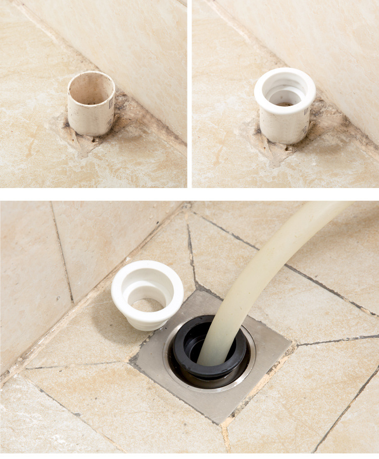 卫生间下水道密封圈盖子洗衣机排水管地漏盖厨房下水管防臭密封塞