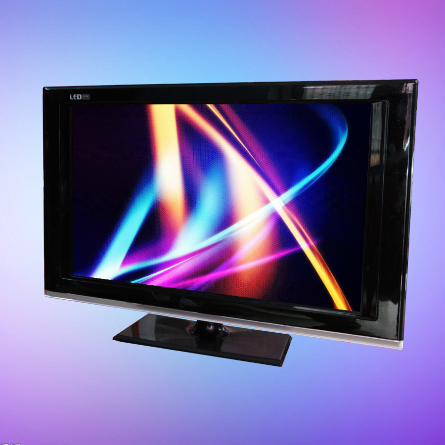 批发全新26寸led高清显示器平板液晶小电视机工厂直销出口tv