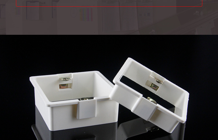 86盒pvc接线盒暗装盒套盒2/3/4公分拼装加高圈阻燃插座底盒增高圈