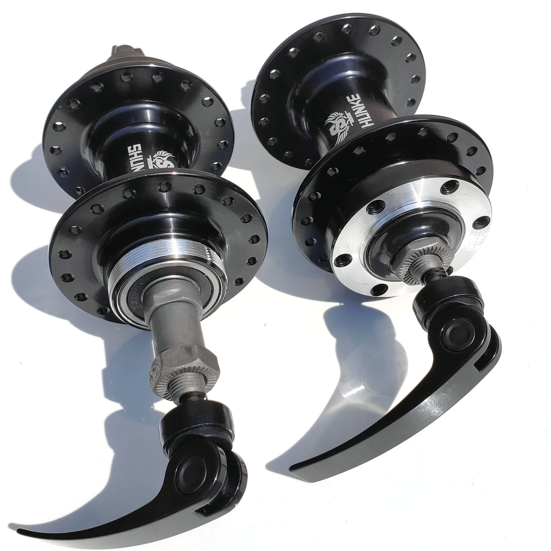 山地车轴承花鼓自行车培林花鼓32孔铝合金花鼓36孔旋式轴皮