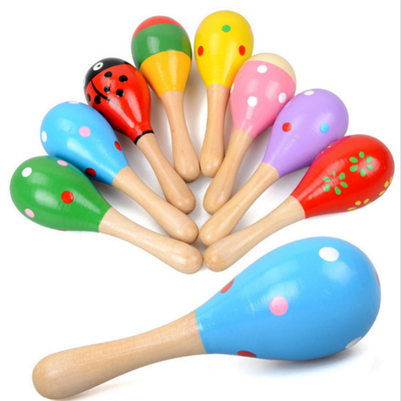 Wholesale Orff Musical Instrument Small Size Sand Ball Sand Hammer Series Early Childhood Education Toys Baby Hand-Held Educational Toys