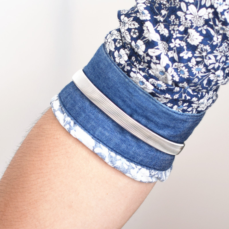 袖箍袖带臂环弹簧男女衬衫 调酒师手环臂带袖子装饰衬衣弹性袖环