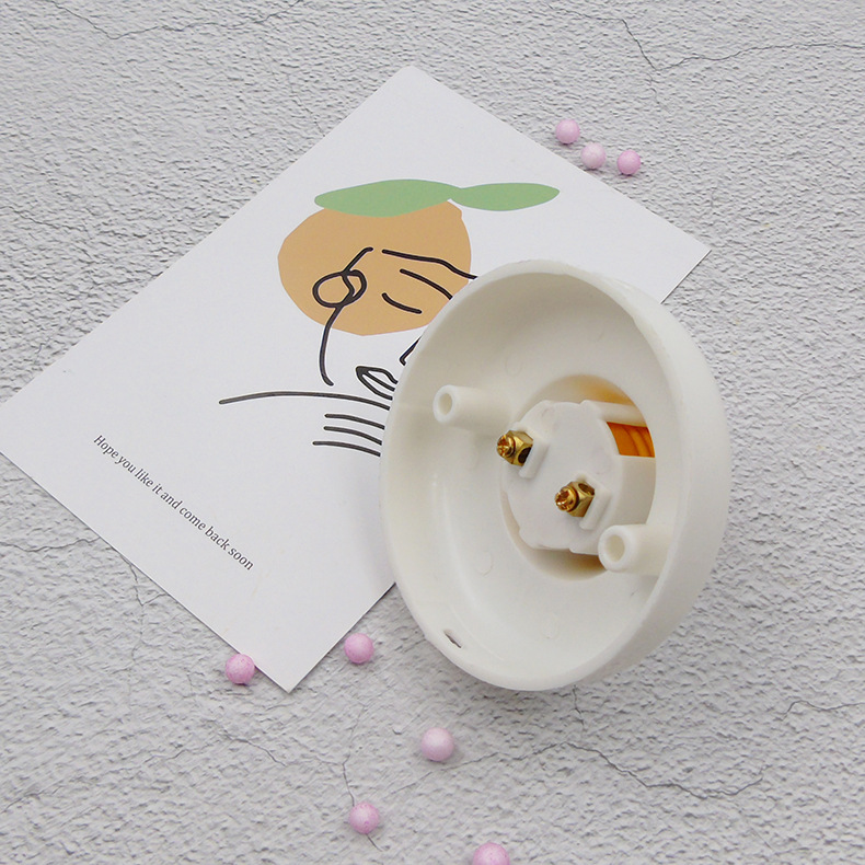 广加佳型号k506小平灯座直径80mm灯泡底座耐用款防摔e27螺口灯座